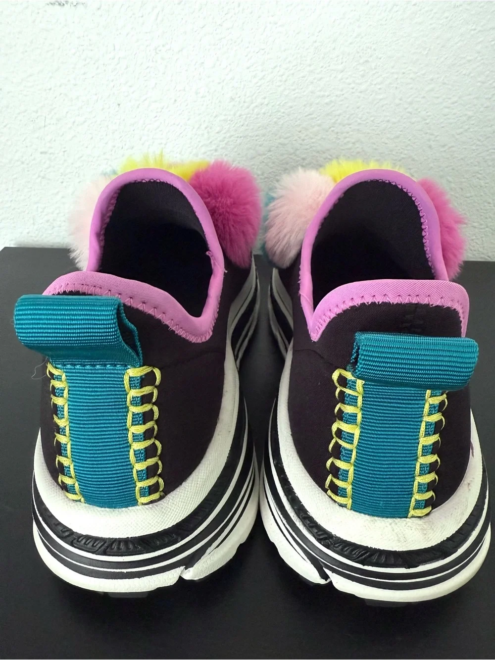 UGG Dots Colorful Pom-Pom Runner Trainers Sneakers - Picture 4 of 12